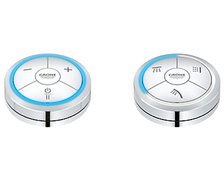 Grohe DIGITAL digitálny sprchový regulátor a digitálny sprchový prepínač, chróm 36295000