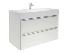 ROCA INSPIRA UNIK set kúpeľňová skrinka biela lesklá s umývadlom keramickým 100x50 cm A851077806