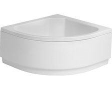 POLIMAT VERSA štvrť-kruhová sprchová vanička akrylát 80 x 80 x 39,5 cm 00899