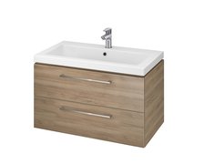 CERSANIT SET LARA skrinka pod umývadlo orech s umývadlom COMO 80 cm S801-154-DSM
