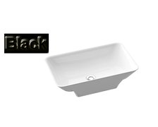 Marmorin LOREN umývadlo na dosku čierná lesk 59,6x35,8 cm 720 059 020 xx 0 Black