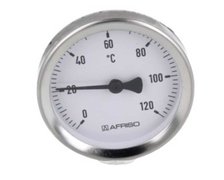 AFRISO TEPLOMER Bimetalický ATh 63, fi63 mm 120°C pre rúrky 3/8 "÷ 1 1/2" ax, 63822