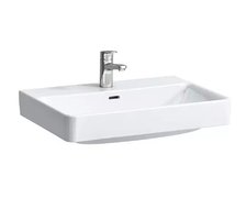 LAUFEN PRO S keramické umývadlo, brúsená spodná hrana, s 1 otvorom 65 x 46,5 cm biele LCC H8169644001041