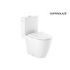 Roca ONA Compakt WC kombi 36 x 78,5 cm RimFree, biela SUPRAGLAZE®, prívod vody zo spodu A342687S00+A341681000