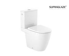 Roca ONA Compakt WC kombi 36 x 78,5 cm RimFree, biela SUPRAGLAZE®, prívod vody zo spodu A342687S00+A341681000