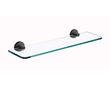Novaservis SMILE sklenená polička 500 mm, sklo/čierna ASM13