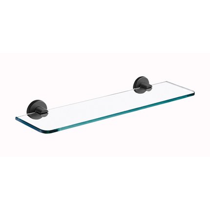 Novaservis SMILE sklenená polička 500 mm, sklo/čierna ASM13