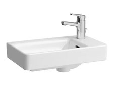 LAUFEN PRO S asymetrické umývadlo, s 1 otvorom 48 x 28 cm biele LCC H8159544001041