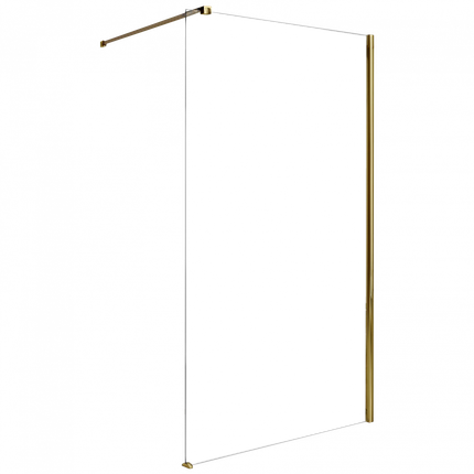 Rea AERO GOLD sprchová zástena 110 x 195 cm sklo číre K8441