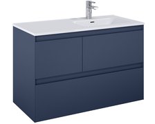 Elita SPLIT skrinka pod umývadlo 100 cm 3S, blue matt 169013