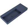 Elita Level ľavé nástenná umývadlo Solid Surface 120,5x45,5 cm Navy Blue matt RE041461197030