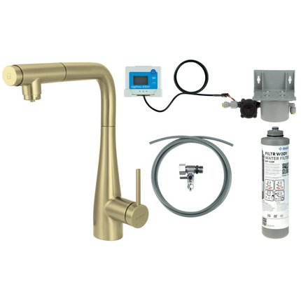 Deante ERIDAN drezová vodovodná batéria so súpravou na filtráciu vody BREFR75M