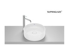 Roca TERRA FINECERAMIC® okrúhle umývadlo na dosku 39 x 39 cm A32787NS00