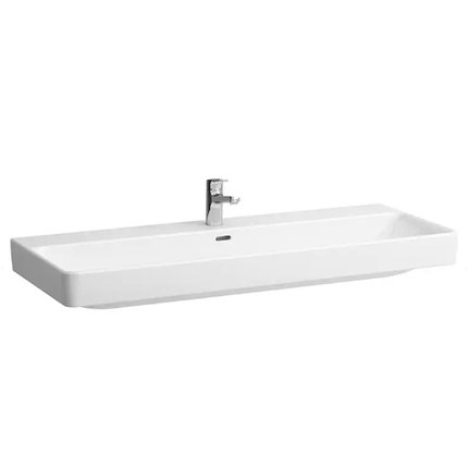 LAUFEN PRO S nábytkové keramické umývadlo, s 1 otvorom 120 x 46 cm biele H8149650001041