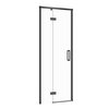 Cersanit LARGA sprchový kút  80 x 90 x 195 cm, profil čierny S932-127+S932-134
