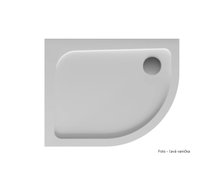 Polimat ORIS asymetrická sprchová vanička 80 x 100 x 14 cm, ľavá 00067