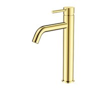 Besco VEO I umývadlová vodovodná batéria, vysoká svetlo zlatá BU-VI-JZ