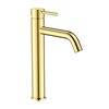 Besco VEO I umývadlová vodovodná batéria, vysoká svetlo zlatá BU-VI-JZ