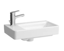 LAUFEN PRO S asymetrické umývadlo, s 1 otvorom 48 x 28 cm biele H8159550001041