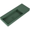 Elita Level ľavé nástenná umývadlo Solid Surface 120,5x45,5 cm Forest Green Matt RE041461197010