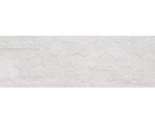 Ceramika Konskie Brennero white hexagon obklad lesklý, rektifikovaný 25 x 75 cm