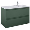 Elita SPLIT skrinka pod umývadlo 100 cm 3S, green matt 169012