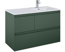 Elita SPLIT skrinka pod umývadlo 100 cm 3S, green matt 169012