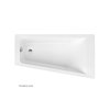 Roca Easy asymetrická rohová akrylátová vaňa pravá 150 x 90 cm A248406000