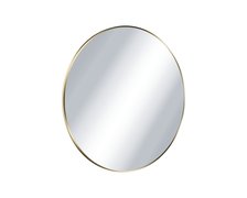 Excellent VIRRO zrkadlo v hliníkovom ráme 80 cm, brúsená zlatá DOEX.VI080.GB