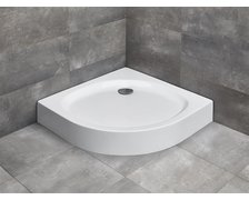 Radaway PATMOS A Compakt štvrťkruhová sprchová vanička akrylát 80 x 80 x 16 cm
