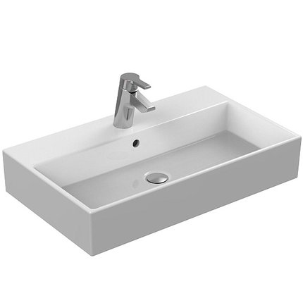 Strada umývadlo 71 cm, biele, s otvorom na batériu