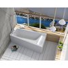 Roca Easy asymetrická rohová akrylátová vaňa ľavá 160 x 90 cm A248411000