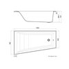 Roca Easy asymetrická rohová akrylátová vaňa ľavá 160 x 90 cm A248411000