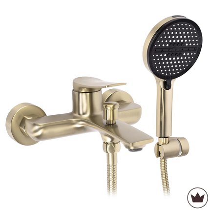 Rea VISION BRUSH GOLD nástenná vaňová batéria B6737