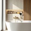 Rea VISION BRUSH GOLD nástenná vaňová batéria B6737