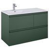 Elita SPLIT skrinka pod umývadlo 100 cm 3S, green matt 169006