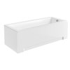 Besco UNI Ryfle White čelný a bočný panel k vani 140 cm, biely OAP-140UNIR