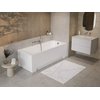 Besco UNI Ryfle White čelný a bočný panel k vani 140 cm, biely OAP-140UNIR