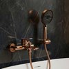 Rea VISION BRUSH COPPER nástenná vaňová batéria B6738