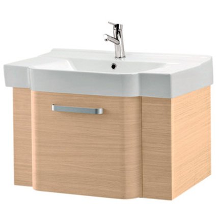 CERSANIT VIRTUS skrinka dub s umývadlom DECO 90 cm