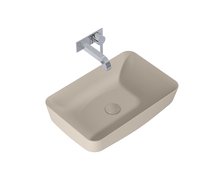 Elita NOMIA keramické umývadlo na dosku 50 x 39 cm, Fume Matt RE040500057020