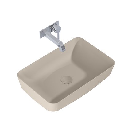 Elita NOMIA keramické umývadlo na dosku 50 x 39 cm, Fume Matt RE040500057020