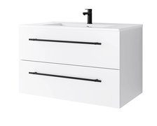 Kúpeľňová skrinka Nava set s umývadlom 80 cm 004-SU80-01+UP4530-800