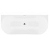 Rea CAPRI SLIM voľne stojaca akrylátová vaňa / prístenná 170 x 75 cm REA-W4331