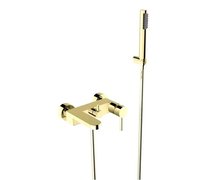 Besco DECCO vaňová vodovodná batéria svetlo zlatá BW-DS-JZ