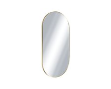 Excellent REVIA zrkadlo v hliníkovom ráme 100 x 50 cm, brúsená zlatá DOEX.RE100.050.GB