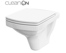Cersanit EASY WC misa závesná 52 x 35,5 cm CleanOn so sedátkom K701-144