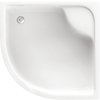 Deante FUNKIA štvrťkruhová sprchová vanička 90 x 16 cm biela KTA_053B