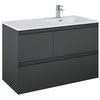 Elita SPLIT skrinka pod umývadlo 100 cm 3S, antracit matt 168162