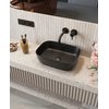 Uptrend – Umývadlo na dosku Hapi Matte Black 45,5 × 33 cm TR41287-U18